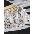Lustra moderna cristal alama Aur 24k 6xE14/40W, Ring LU 2411/6/60 Gold Orion